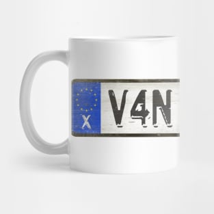 Van Halen - License Plate Mug